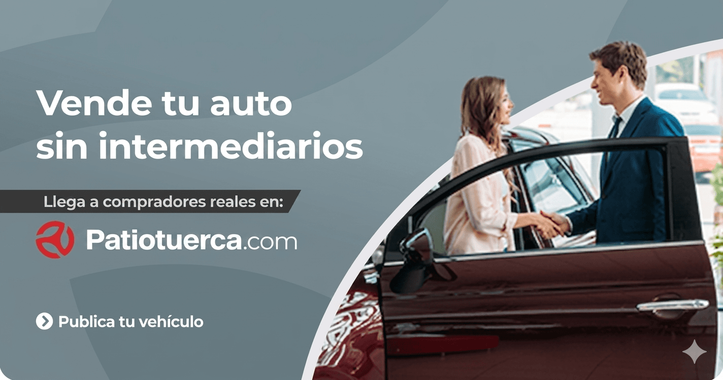 Vende tu auto sin intermediarios. Llega a compradores reales en patiotuerca.com